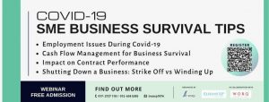 Webinar list compilation by WORQ - COVID19-SME Business Survival Tips