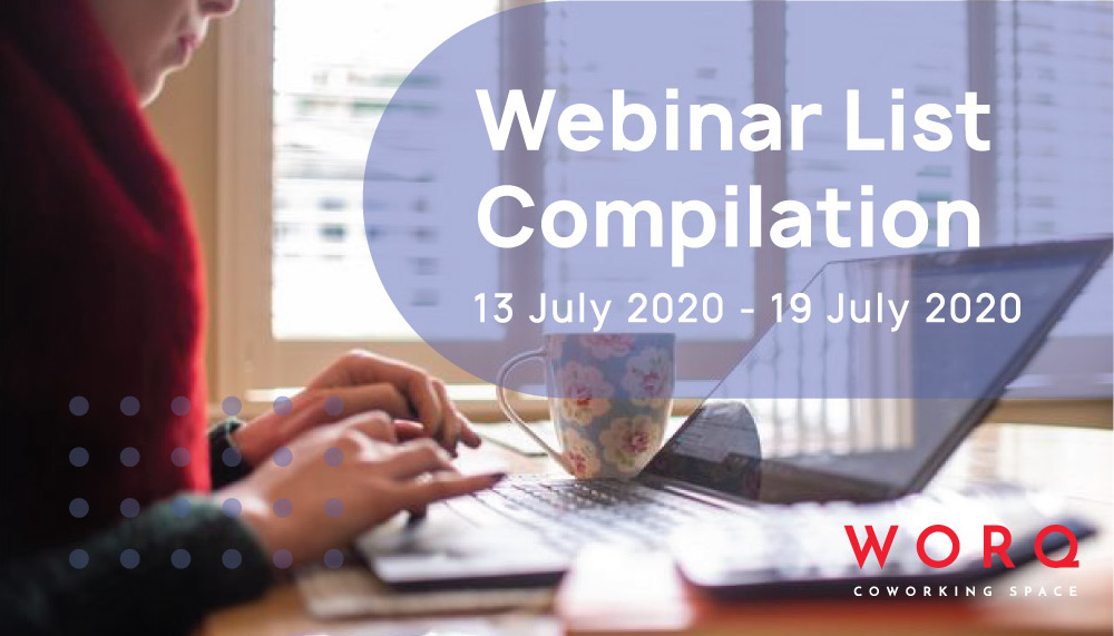 Webinar list compilation 13 July - 19 July 2020