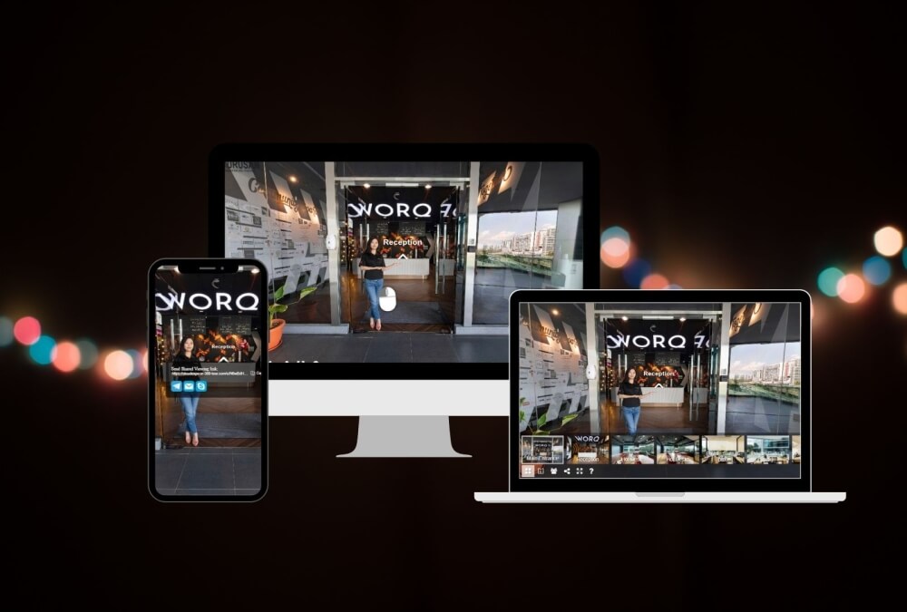 Guided office virtual tour of WORQ