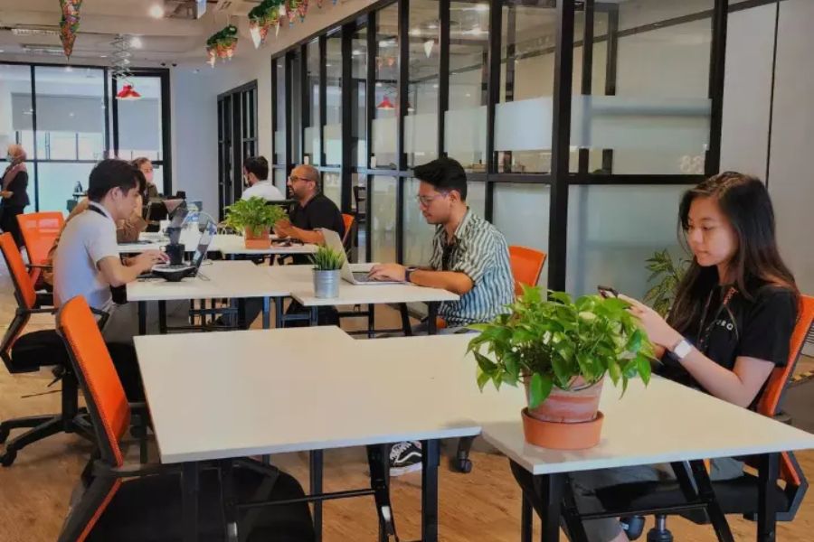 Coworking space for hybrid work