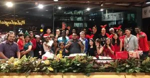 WORQ Subang members in festive mood celebration.