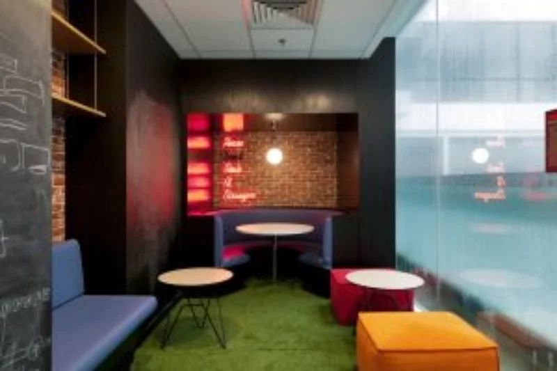 Coworking facilities: breakout area