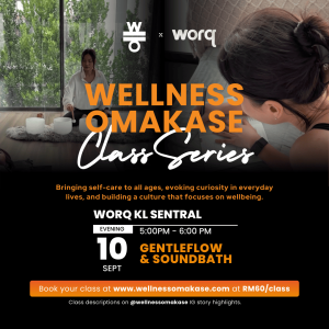 The Wellness Omakase Class Series at WORQ (First Session)