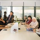 Coworking space in Kuala Lumpur with members working at WORQ