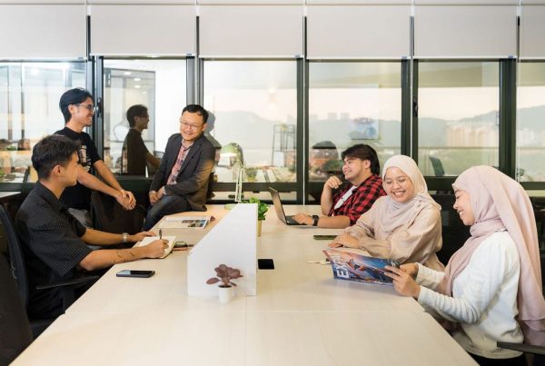 Coworking space in Kuala Lumpur with members working at WORQ