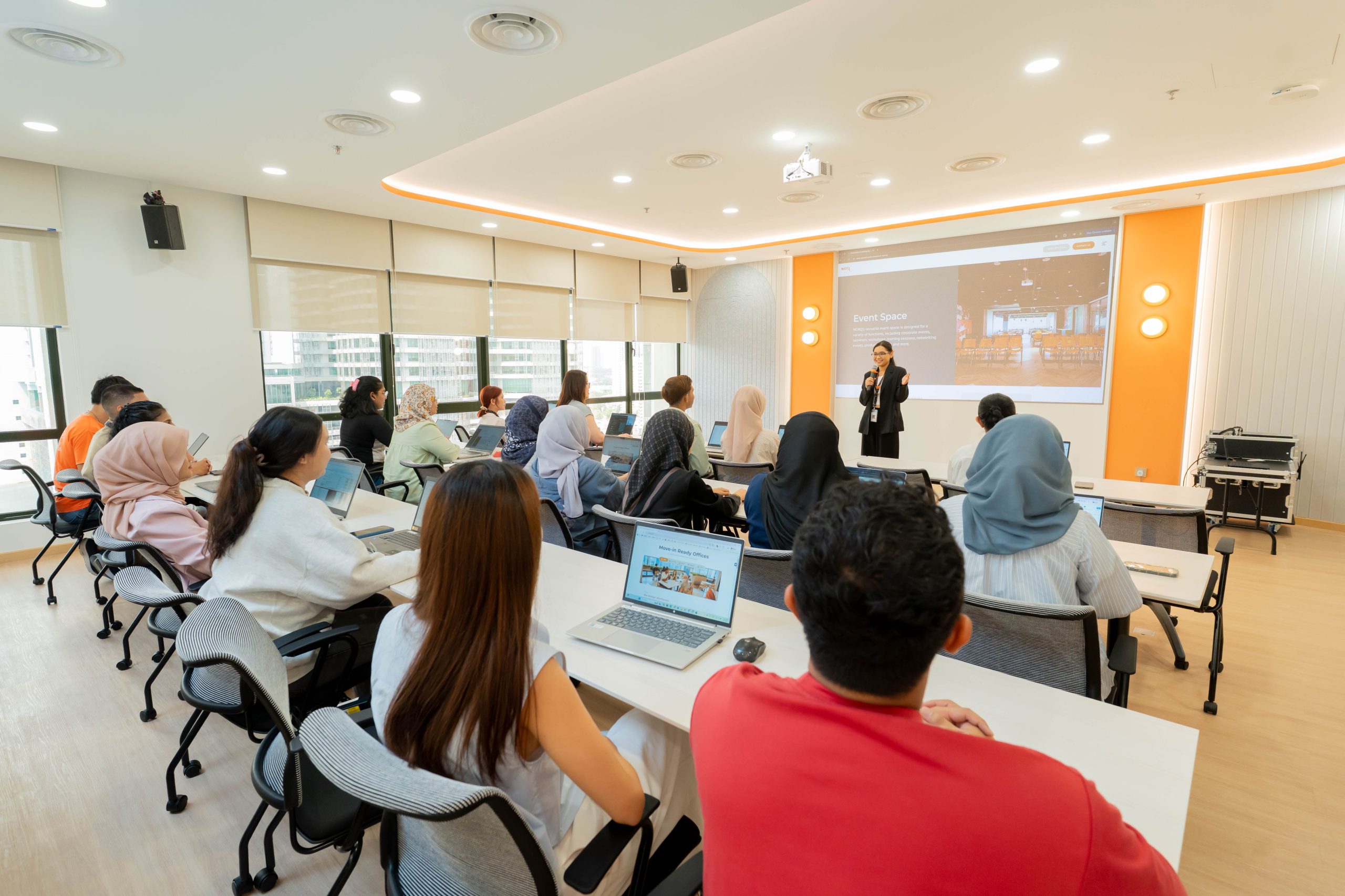 WORQ event space for workshops and corporate gatherings