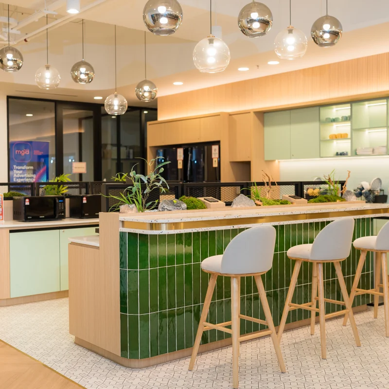 Pantry and lounge at WORQ Bandar Utama