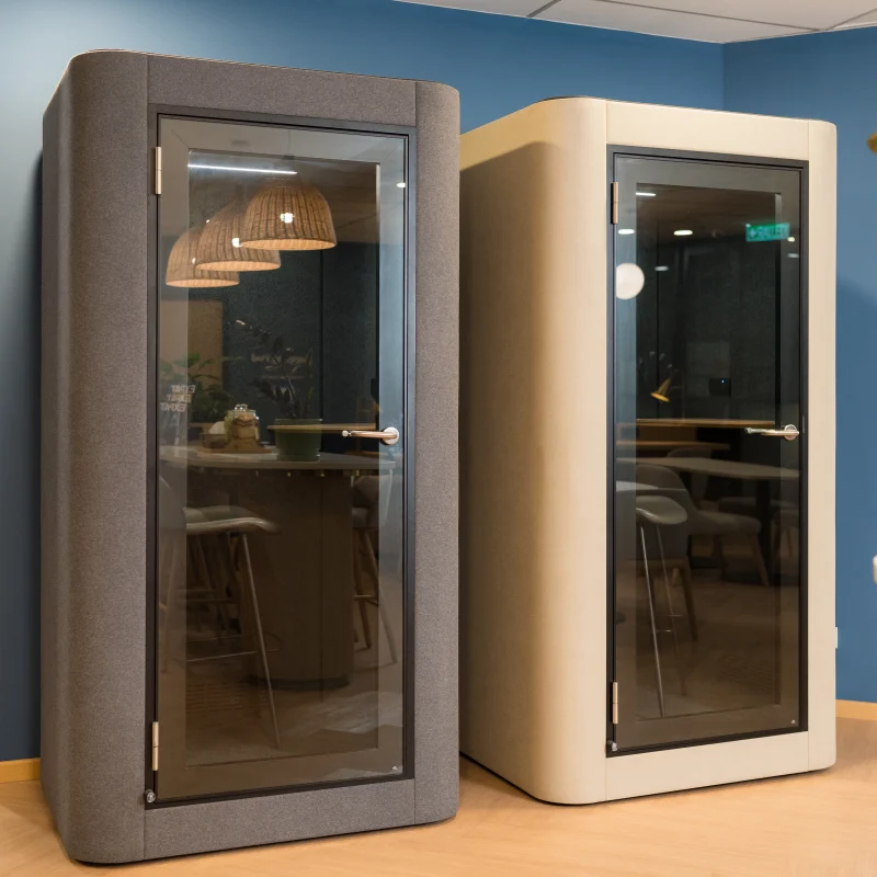 Phone booths at WORQ Bandar Utama