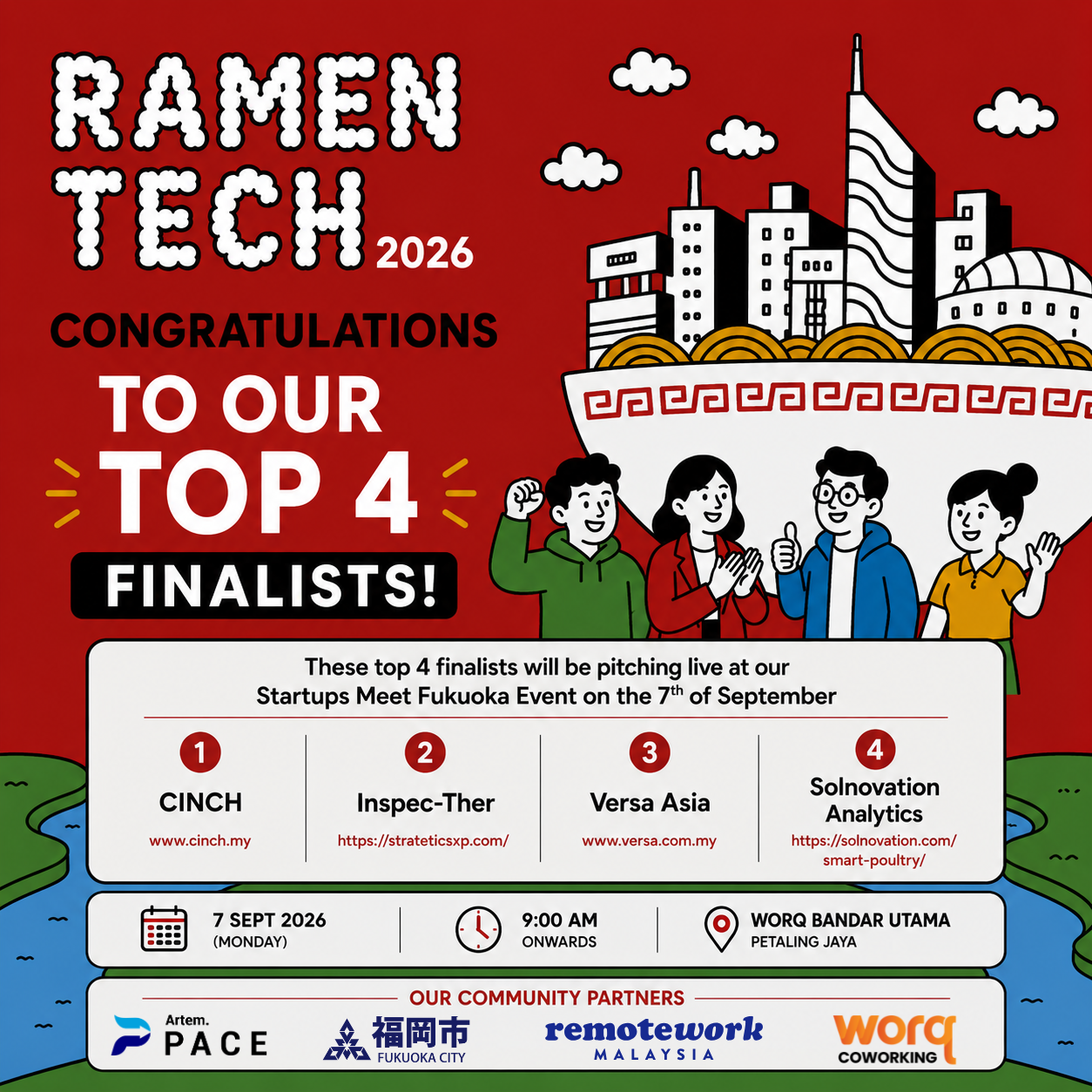 Ramen Tech 2026 Startup Showcase Pitch Event